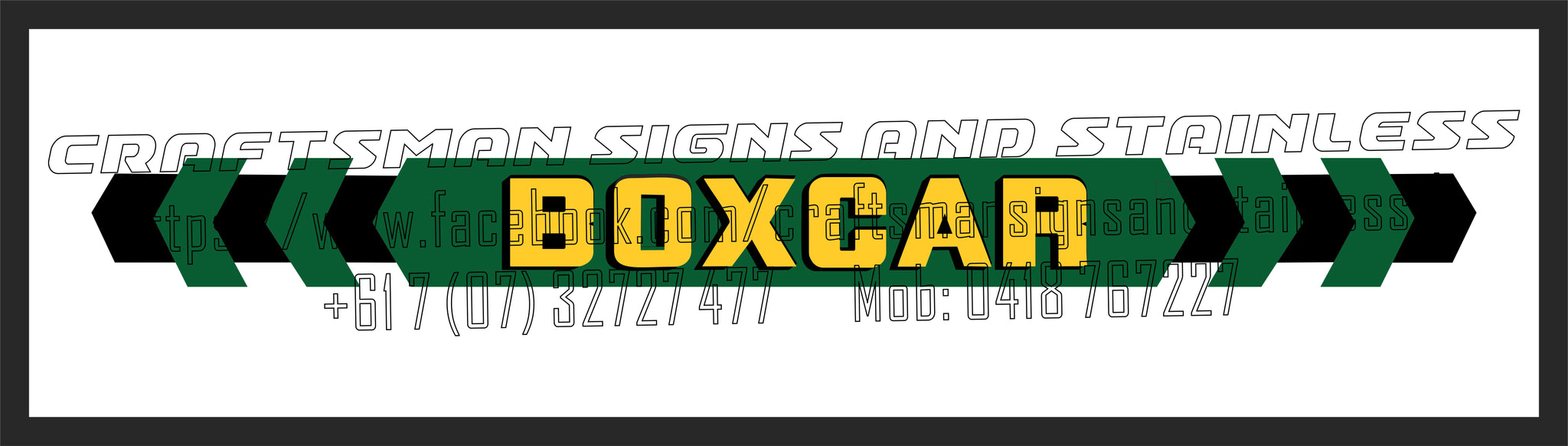 CUBICO BOXCAR Logo Bar Mat