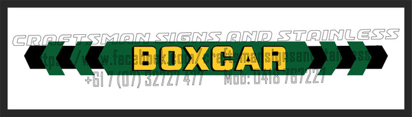 CUBICO BOXCAR Logo Bar Mat