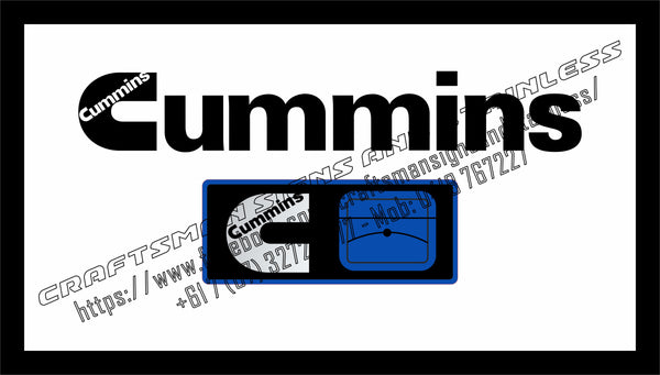 CUMMINS Blue Celect Badge Bar Mat