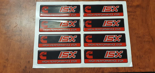Reproduction CUMMINS ISX Epoxy 'domed' decal