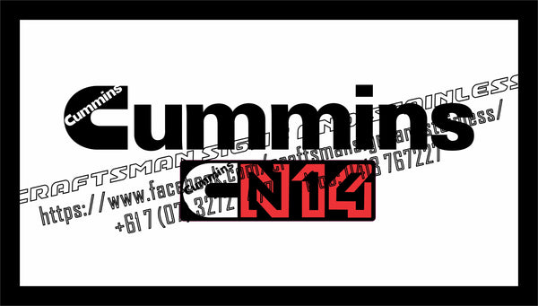 CUMMINS N14 Badge Bar Mat