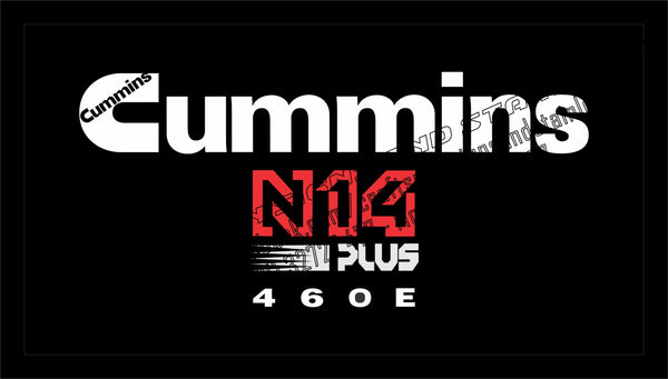 CUMMINS N14 PLUS M460E Badge Bar Mat