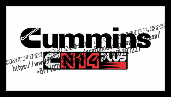 CUMMINS N14 PLUS Badge Bar Mat