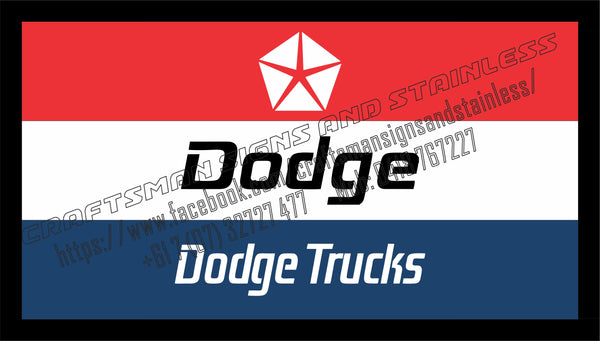 DODGE Trucks Bar Mat