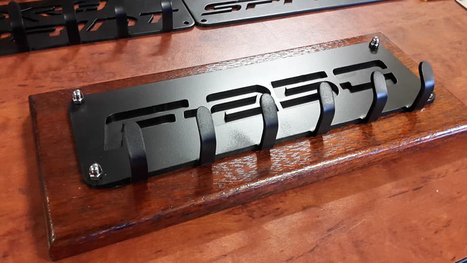 Key Ring holder (KRH), wall mounted Ford F250 Black