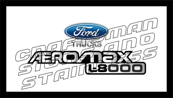 Ford Louisville/AEROMAX L8000 Badge Bar Mat