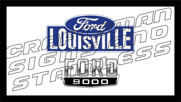Ford Louisville 9000 Badge Bar Mat