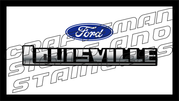 Ford Louisville Badge Bar Mat