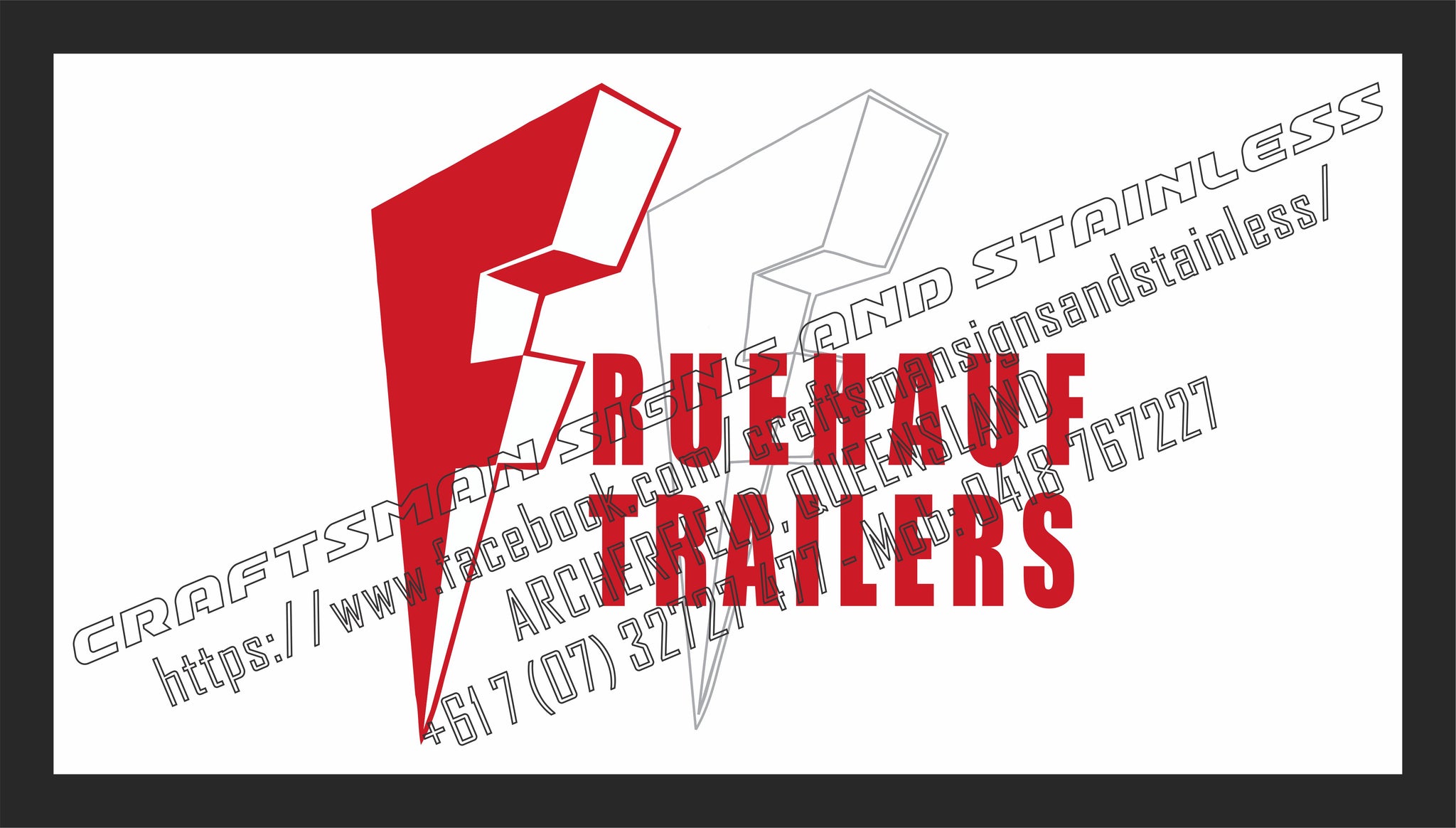 Fruehauf Trailer Red F Bar Mat