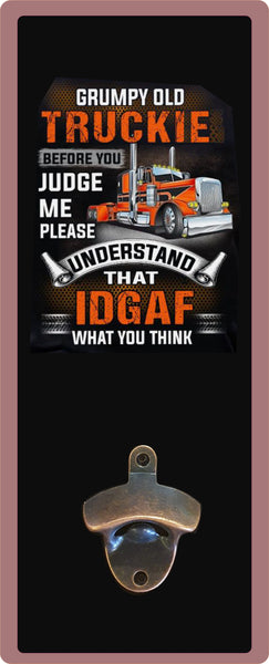 Novelty Trucking wall mounted bottle opener