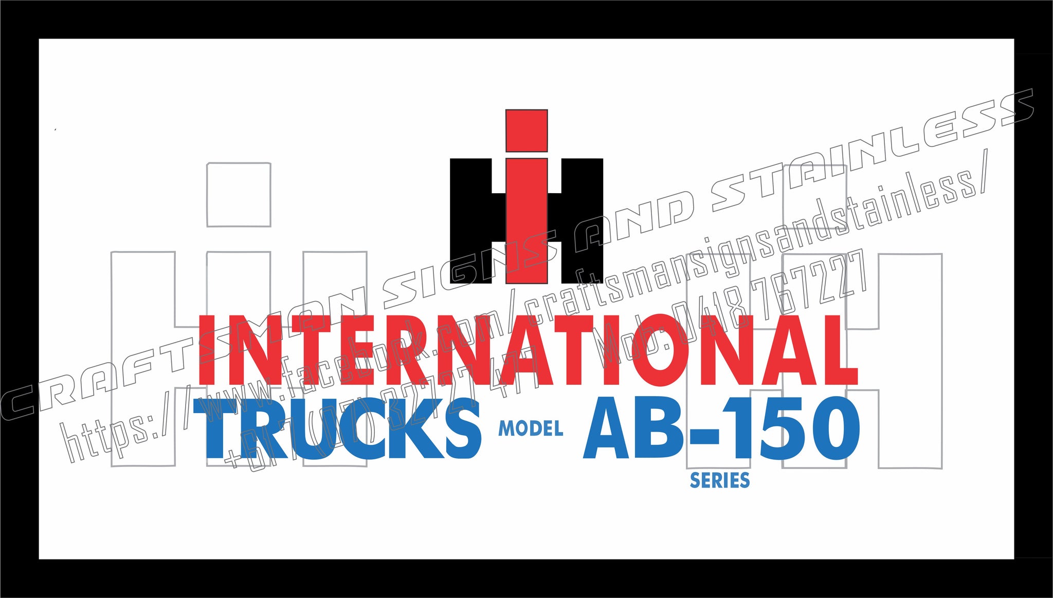 International Trucks AB150 Series Bar Mat