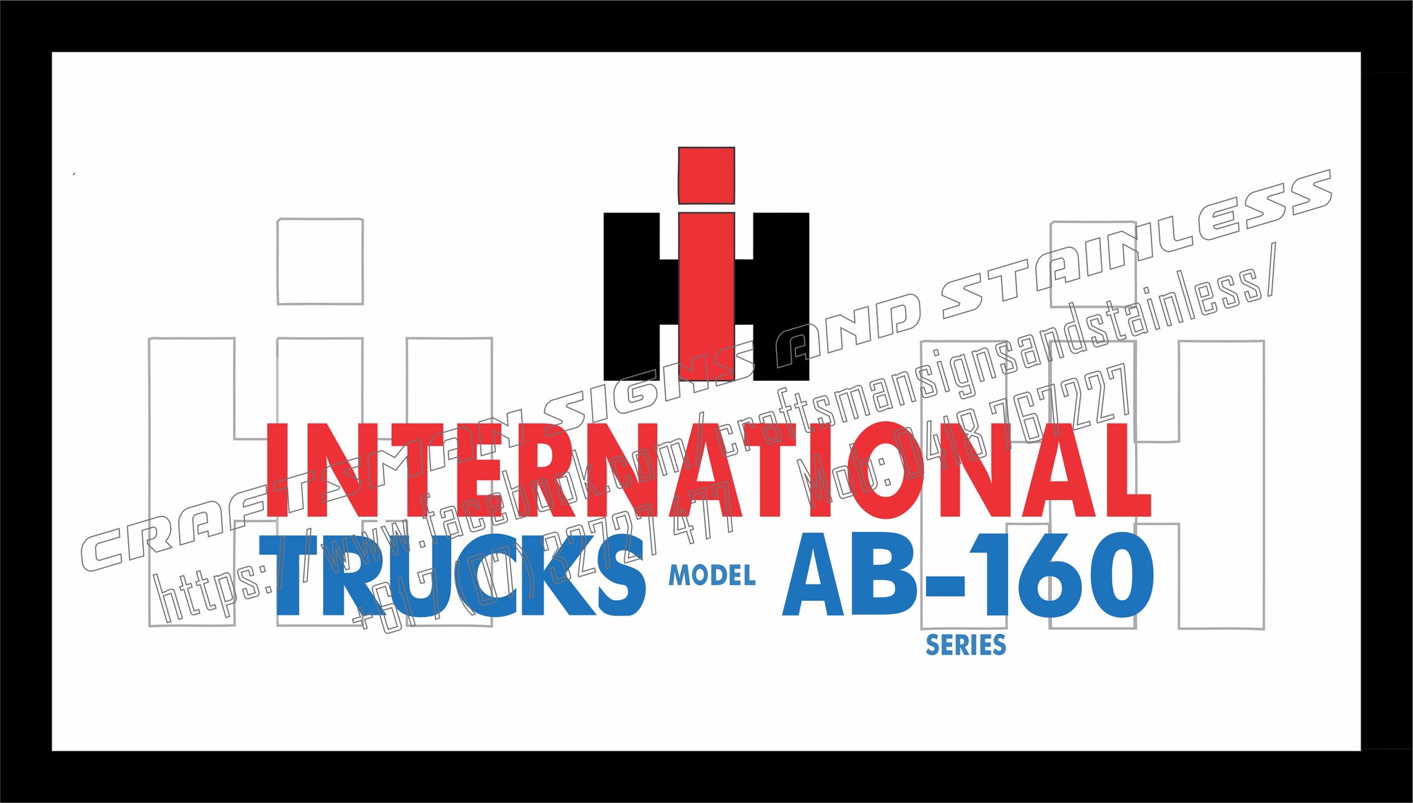 International Trucks AB160 Series Bar Mat