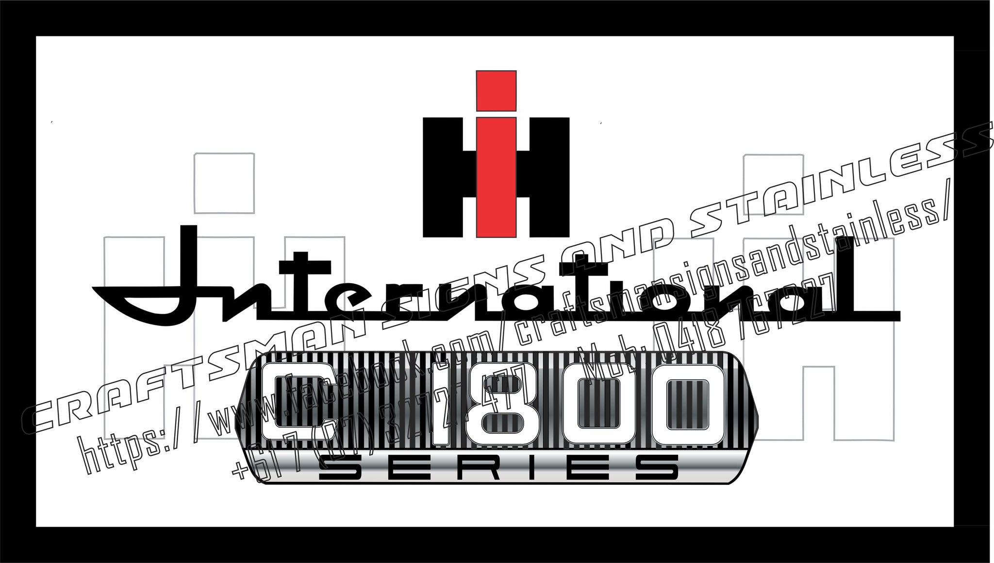 International Trucks C1800 Series Bar Mat