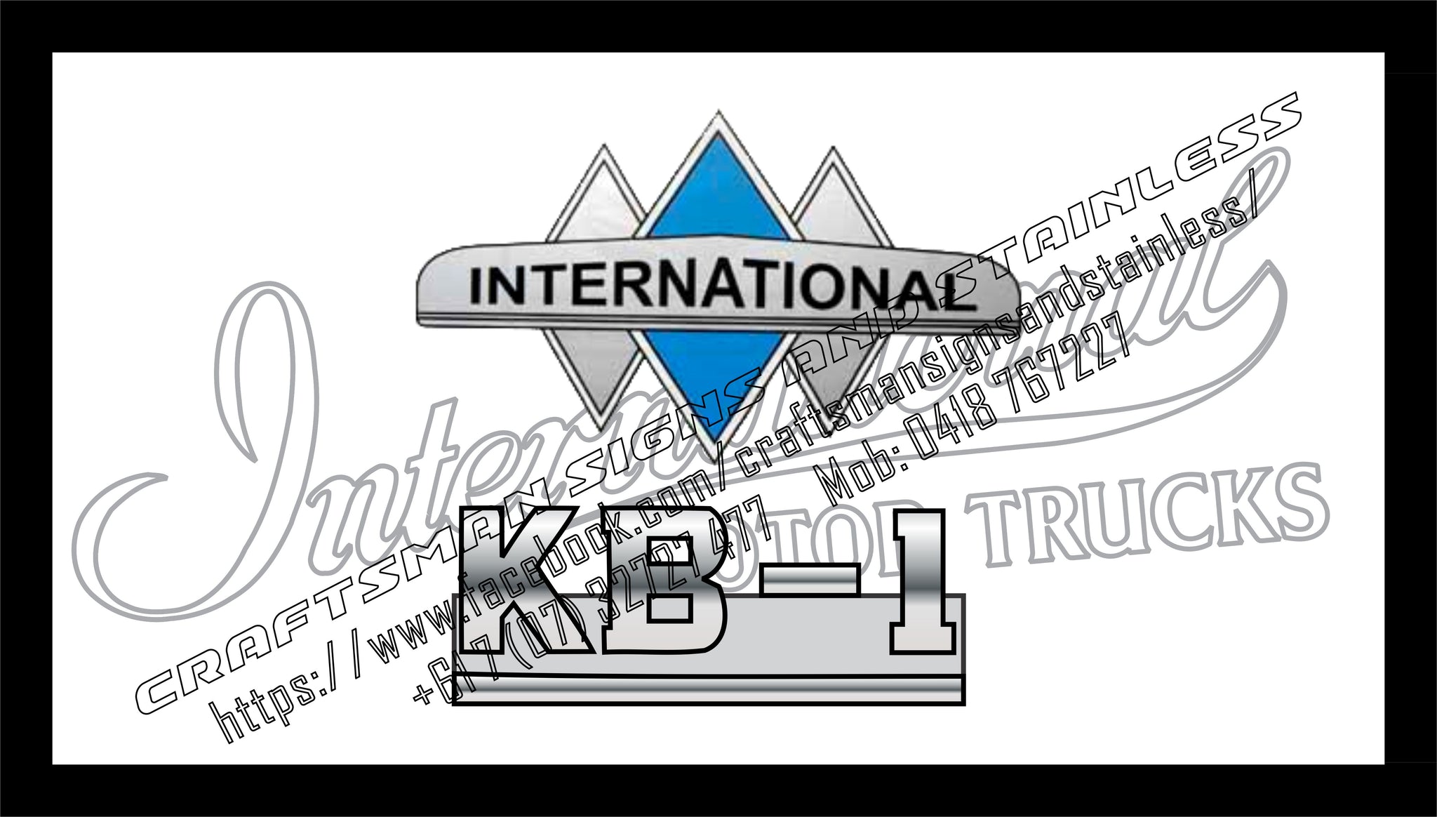 International Trucks KB 1 Series Bar Mat