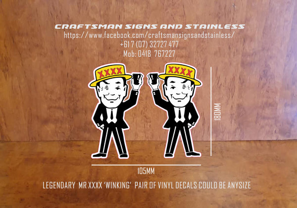 XXXX (Mister) Decal