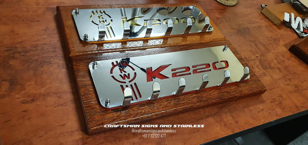 Stainless steel key ring holder KENWORTH K220