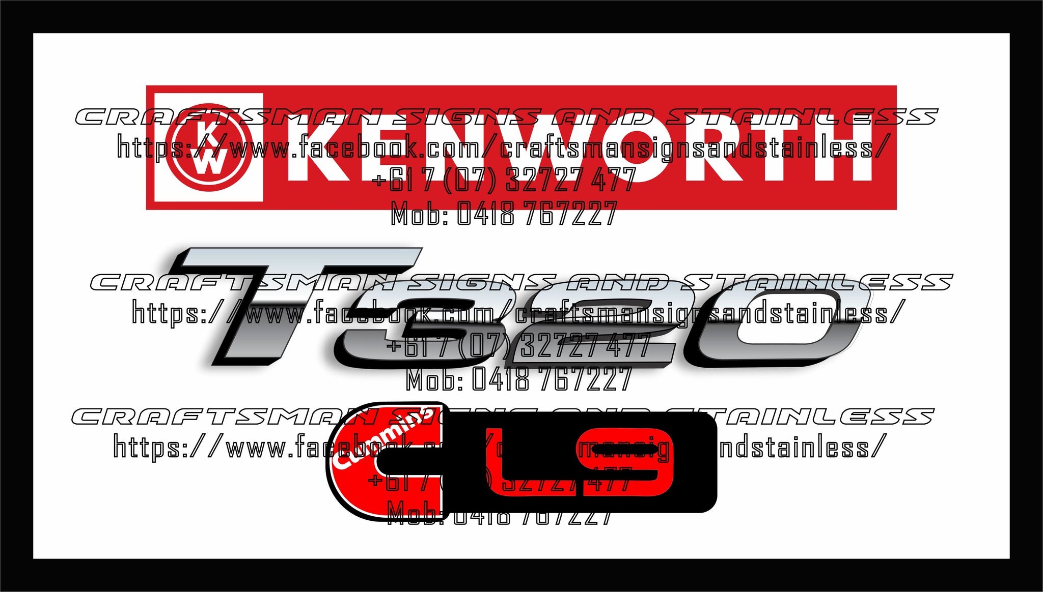 KENWORTH T320 L9 Bar Mat