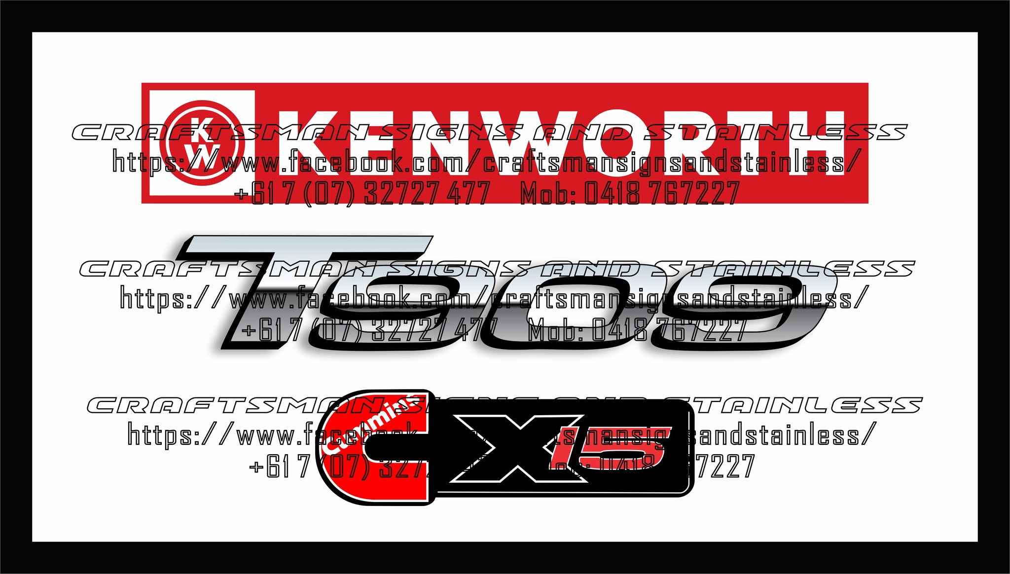KENWORTH T909 X15 Bar Mat