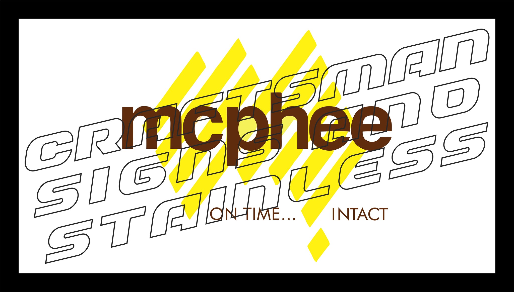 McPhee Transport on Time_intact Bar Mat 440 x 250mm