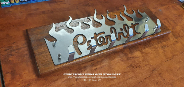 Peterbilt Stainless steel wall mounted key ring holder