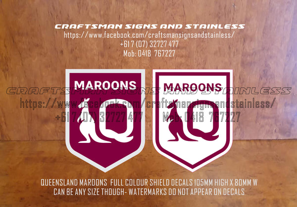 Queensland Maroons – Craftsman Signs and Stainless
