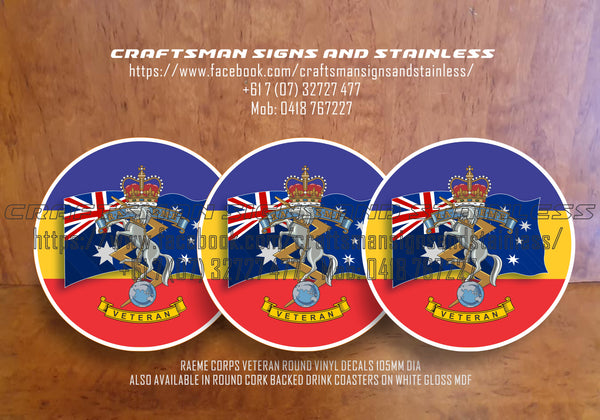 RAEME Veteran Decal