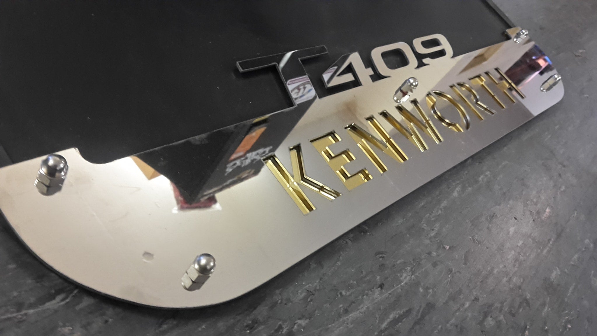 Custom Stainless Steel Mudflap Counterweights T409 Top