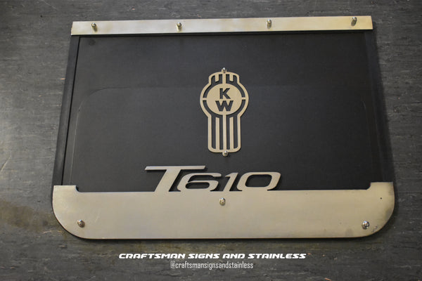 Custom Stainless Steel Mudflap Counterweights T610
