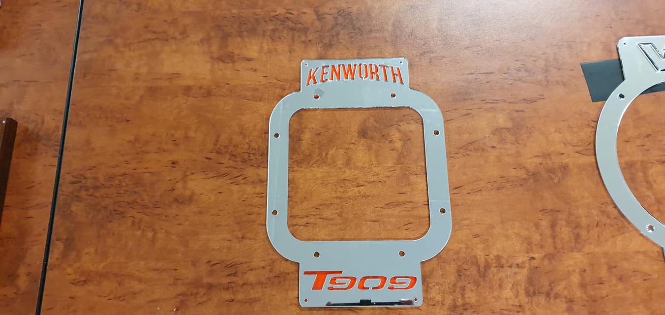 Stainless steel shift surround T909 (2)