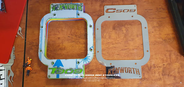 Stainless steel shift surround C509