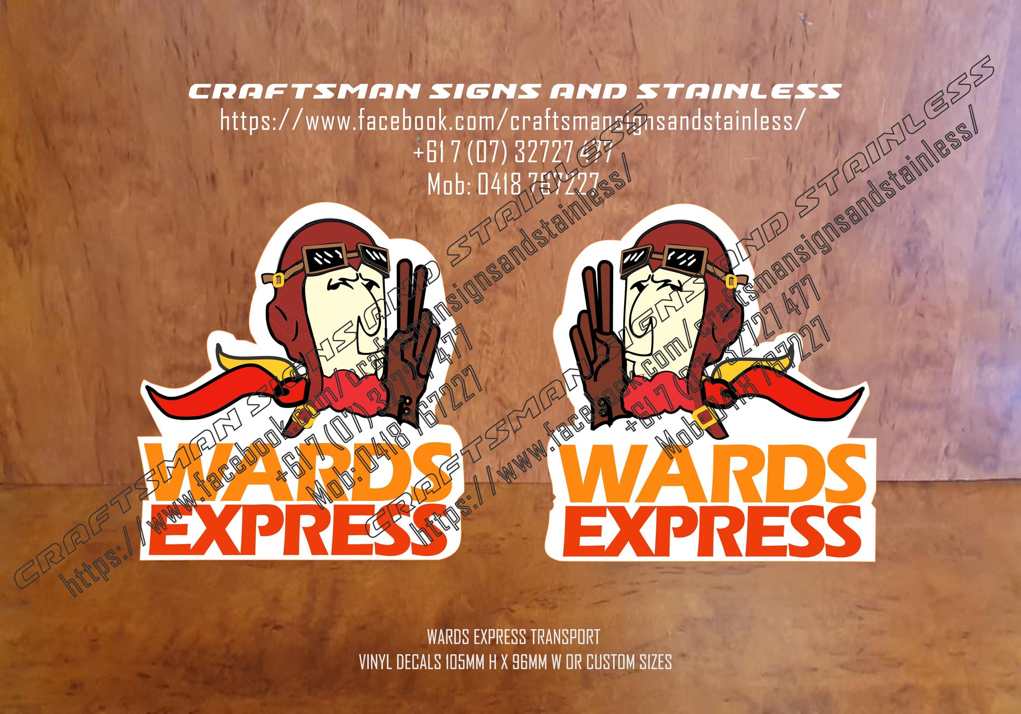 WARDS EXPESS Decals