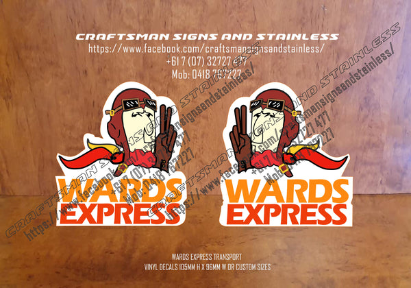 WARDS EXPESS Decals