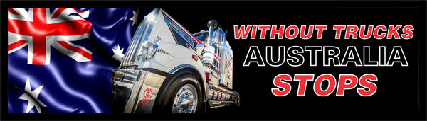 Without Trucks Australia STOPS Bar Mat