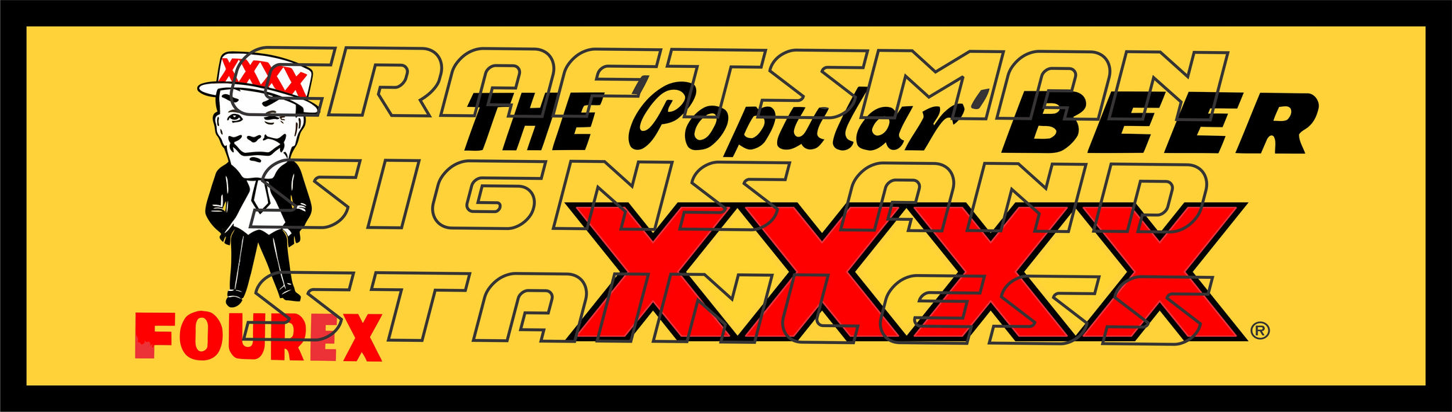 XXXX FOUREX Bar Mat 1
