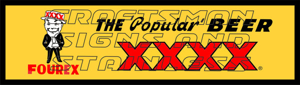 XXXX FOUREX Bar Mat 1