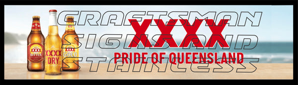 XXXX FOUREX Pride of Queensland Bar Mat