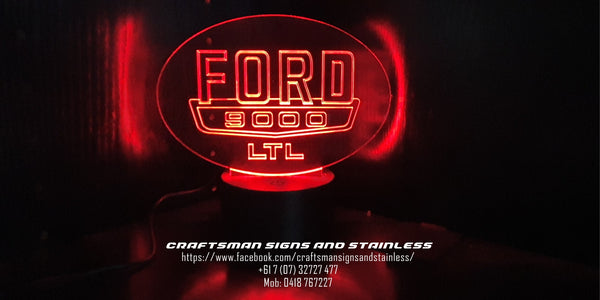 Acrylic 'edge lit' FORD LOUISVILLE LNT 9000