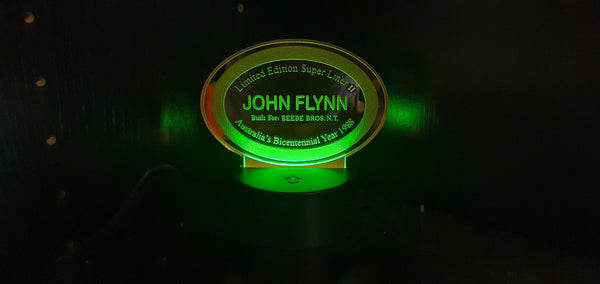 Acrylic edge lit MACK Bi Centennial SUPERLINER II 'JOHN FLYNN'