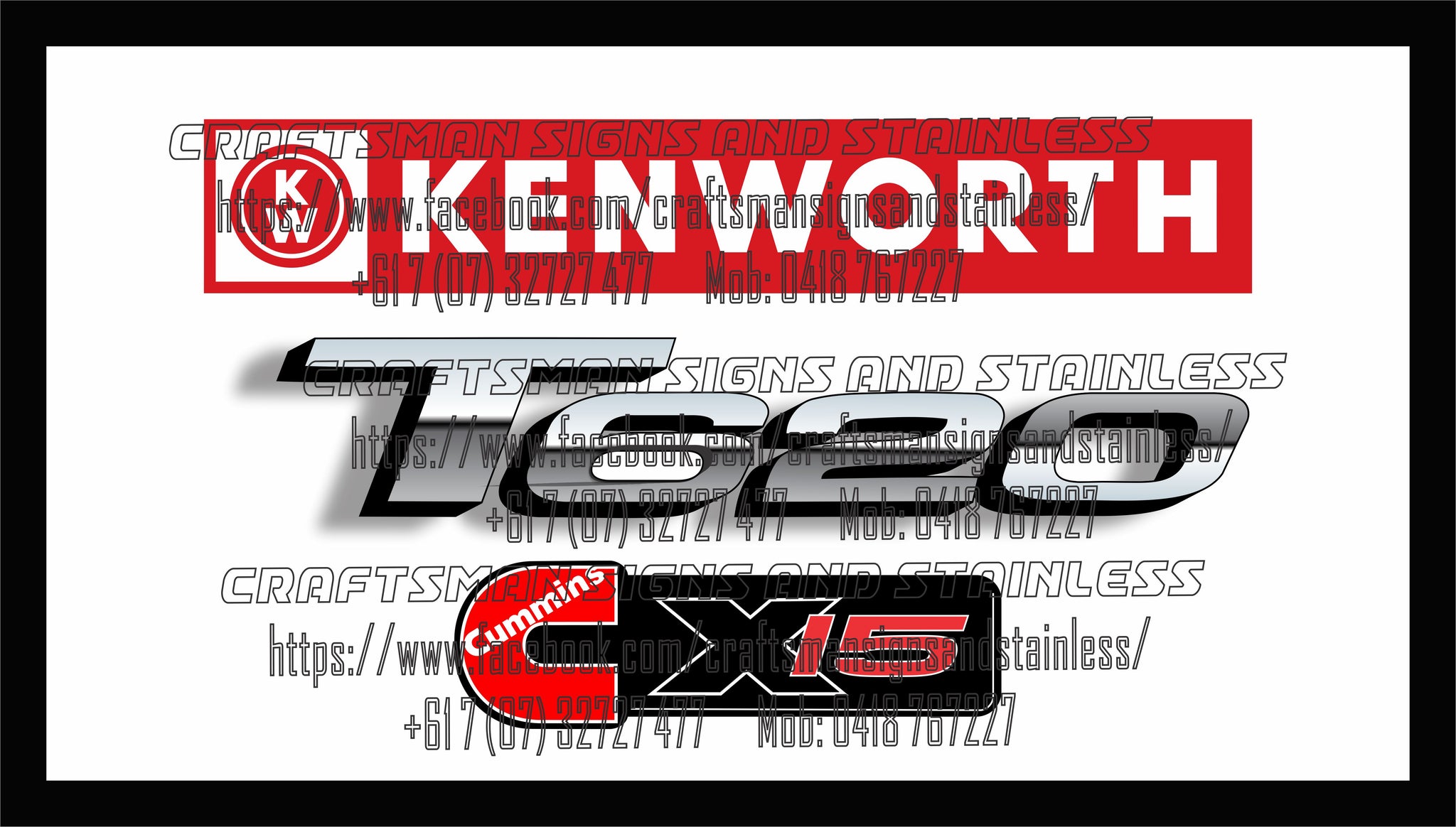 KENWORTH T620 X15 Bar Mat