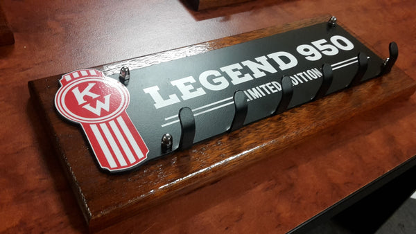 Wall mounted key ring/medal holder Kenworth Legend 950