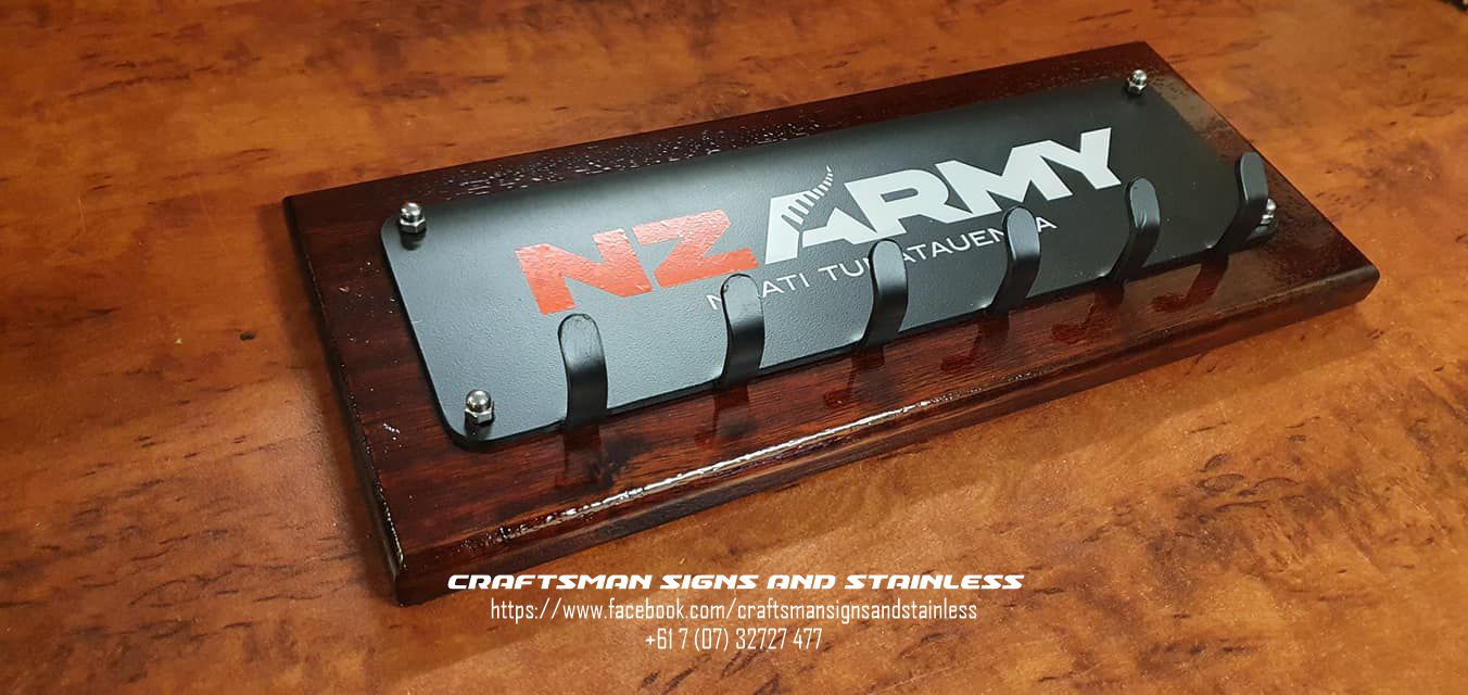 Key Ring holder (KRH), wall mounted NZ ARMY