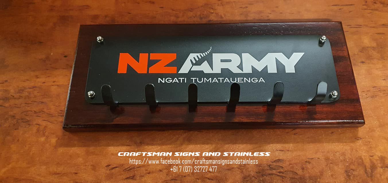 Key Ring holder (KRH), wall mounted NZ ARMY