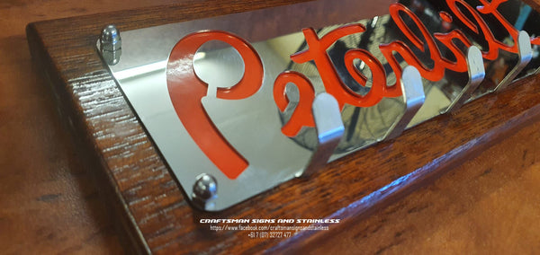 Key Ring holder (KRH), wall mounted  PETERBILT Orange