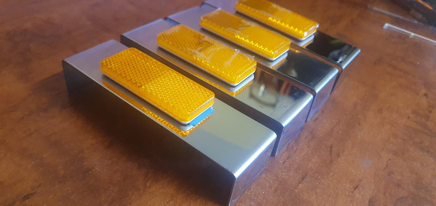 Stainless Steel Rear Light Refresh Kit Complete