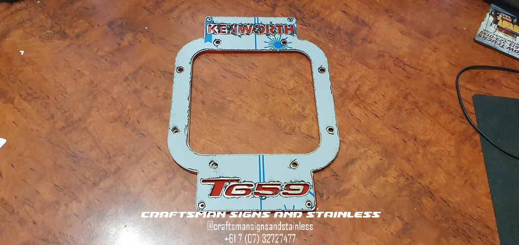 Stainless steel shift surround T659