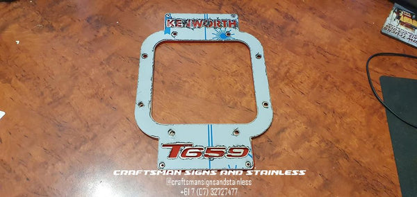 Stainless steel shift surround T659