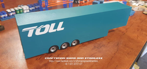 1:50 Scale Acrylic TOLL DROP DECK 'PAN'