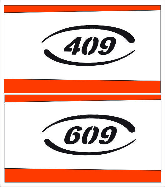 S/S kick plate Kenworth newer 409's and 609's LHS