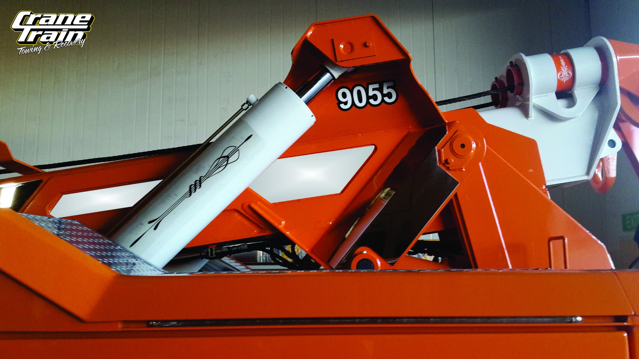 Century 9055 boom trim, stainless steel. LHS (middle)
