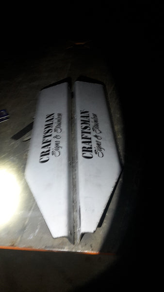 S/S Bug deflector (side) RH for T904-T909 – Craftsman Signs and Stainless